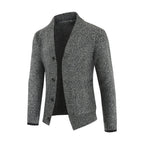 Men's Cardigan Sweater Button Long Sleeve