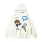 Men's Cartoon Printed Hoodie