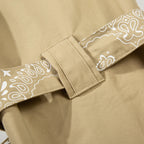 Men's Cashew Flower Strap Casual Cargo Pants