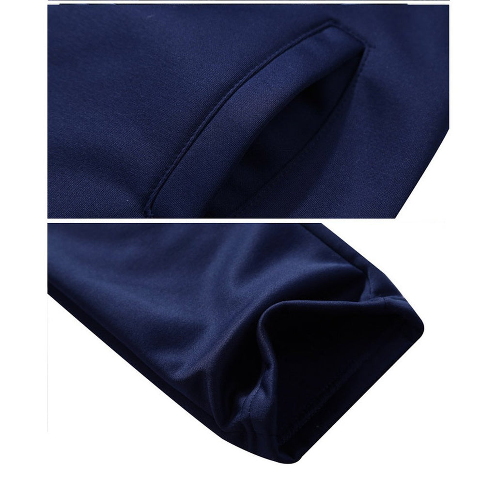 Men's Casual Brand Tracksuit Zipper 2 Piece Vest