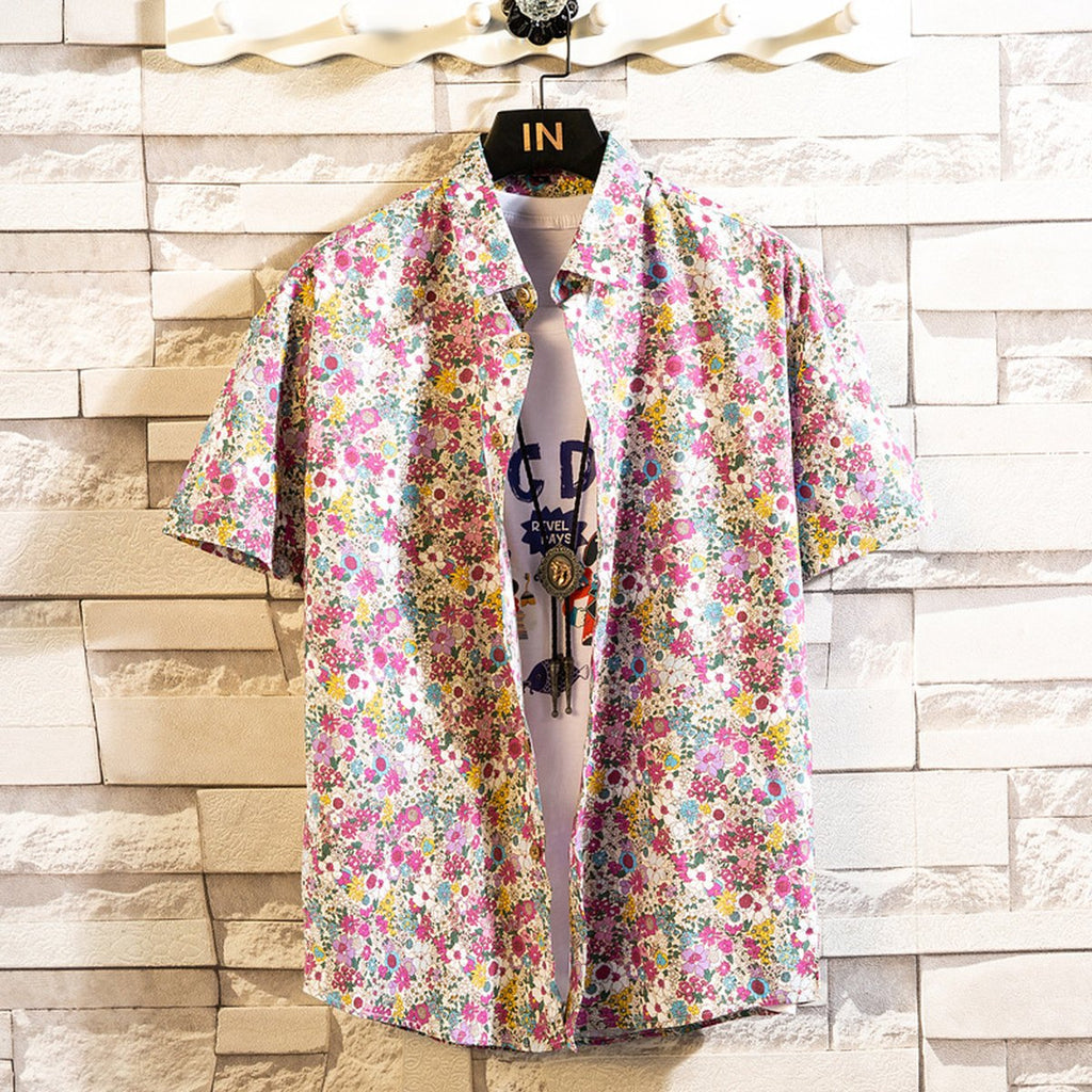Men's Casual Floral Shirt