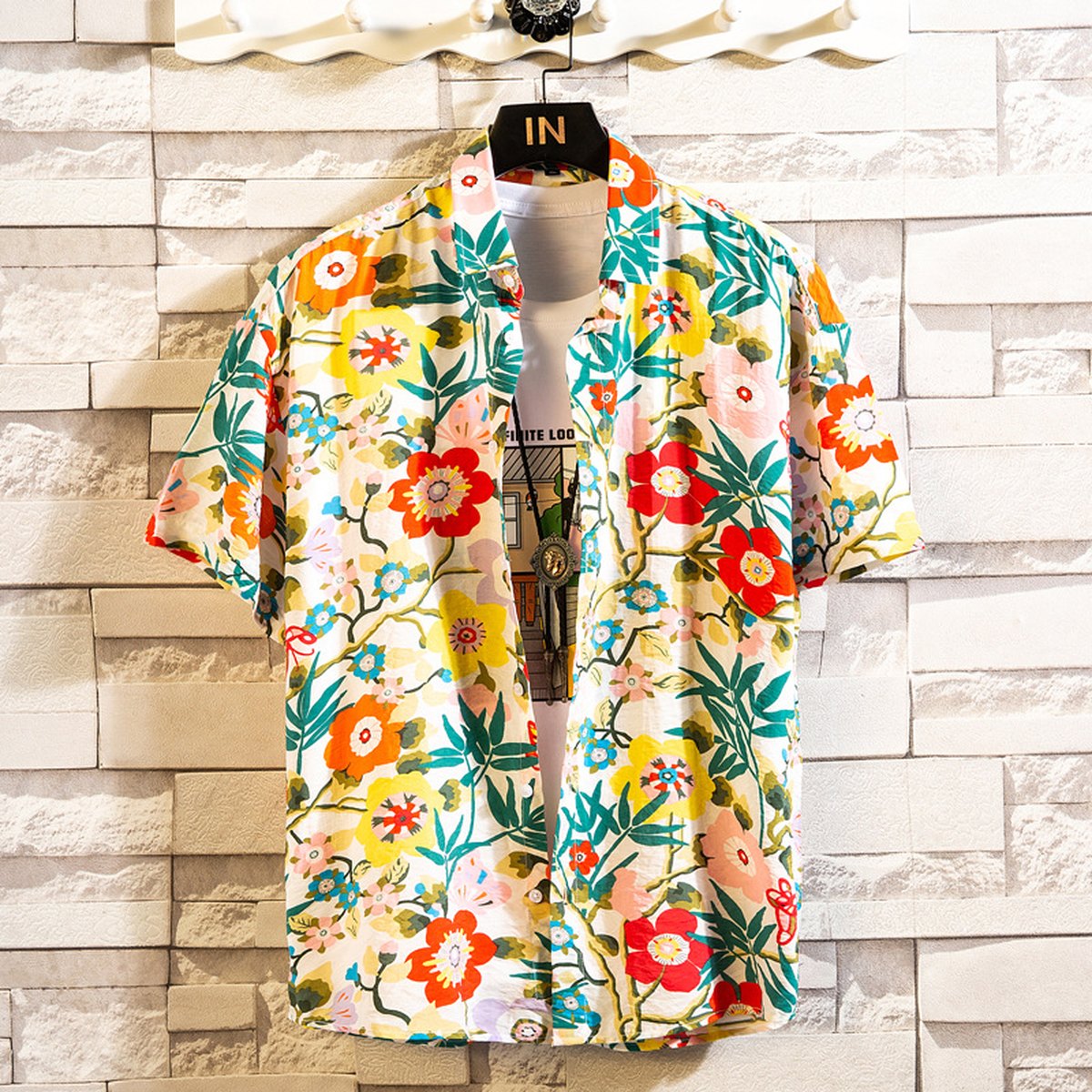 Men's Casual Floral Shirt
