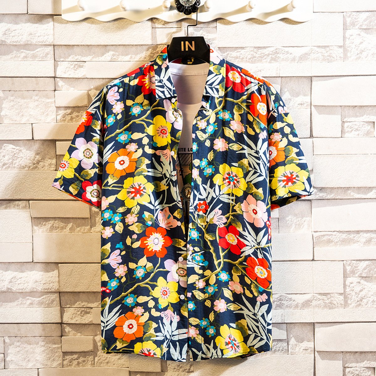 Men's Casual Floral Shirt