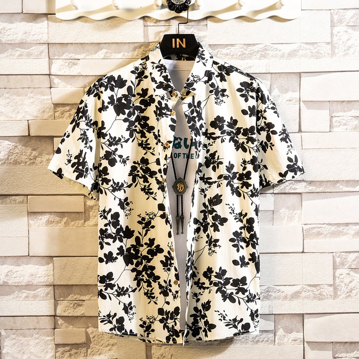 Men's Casual Floral Shirt
