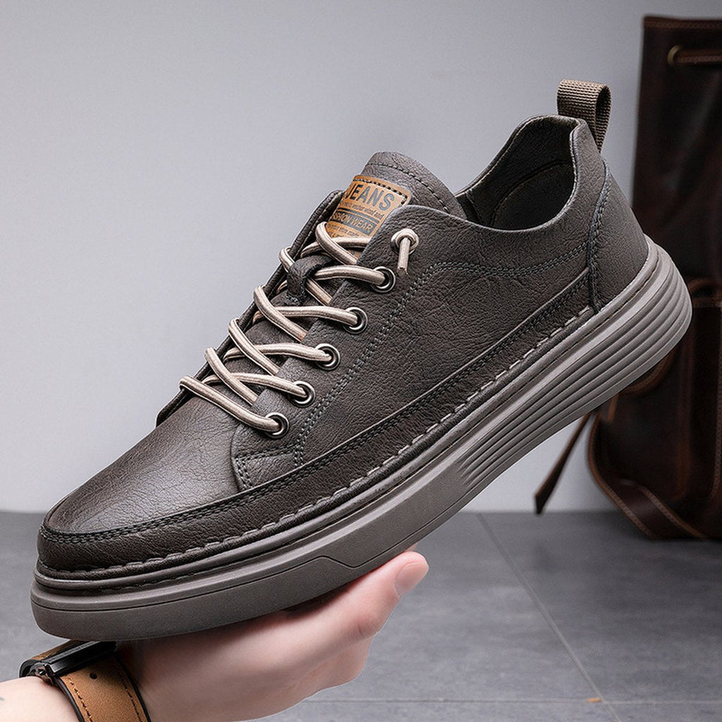 Men's Casual Sneakers Work Waterproof Flat Shoes