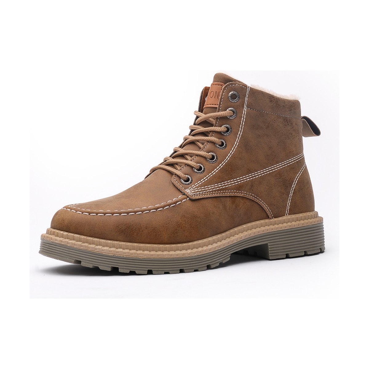 Men's Casual Thick-soled Lace-up Retro Work Boots