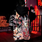 Men's Chinese Printed Hooded Sweatshirt