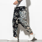 Men's Chinese Wind Bundle Foot Pants Fattening