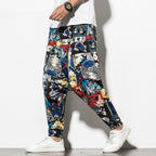 Men's Chinese Wind Bundle Foot Pants Fattening