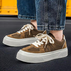 Men's Chunky Platform Heighten Casual Skate Sneakers