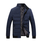 Men's Coat Cotton Clothing Fleece-lined Cotton-padded Jacket