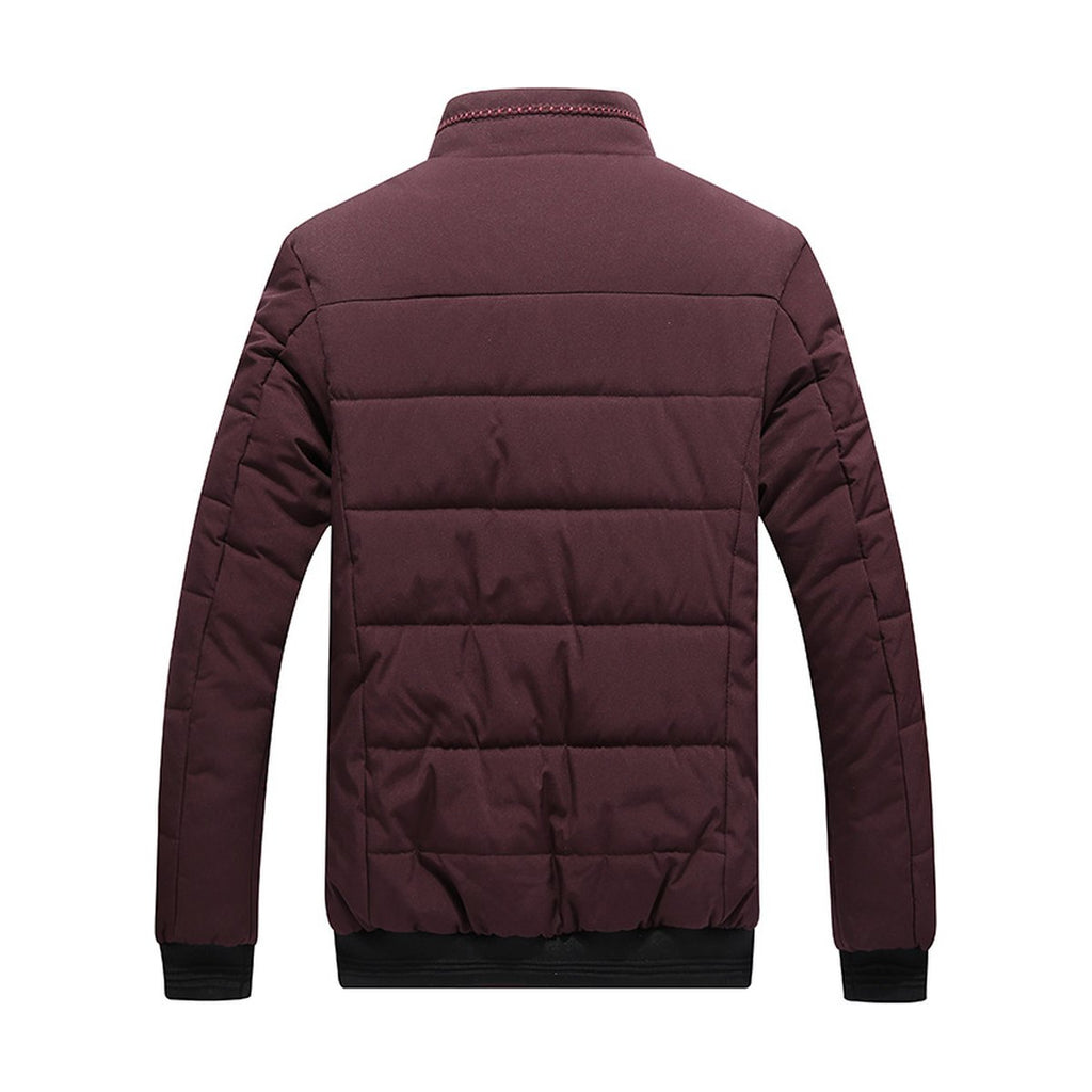 Men's Coat Cotton Clothing Fleece-lined Cotton-padded Jacket