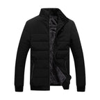 Men's Coat Cotton Clothing Fleece-lined Cotton-padded Jacket