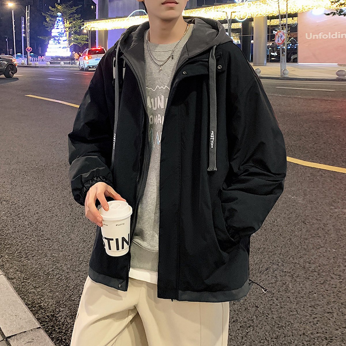 Men's Coat Hooded Jacket