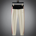 Men's Color Contrast Patchwork Thin Sweatpants
