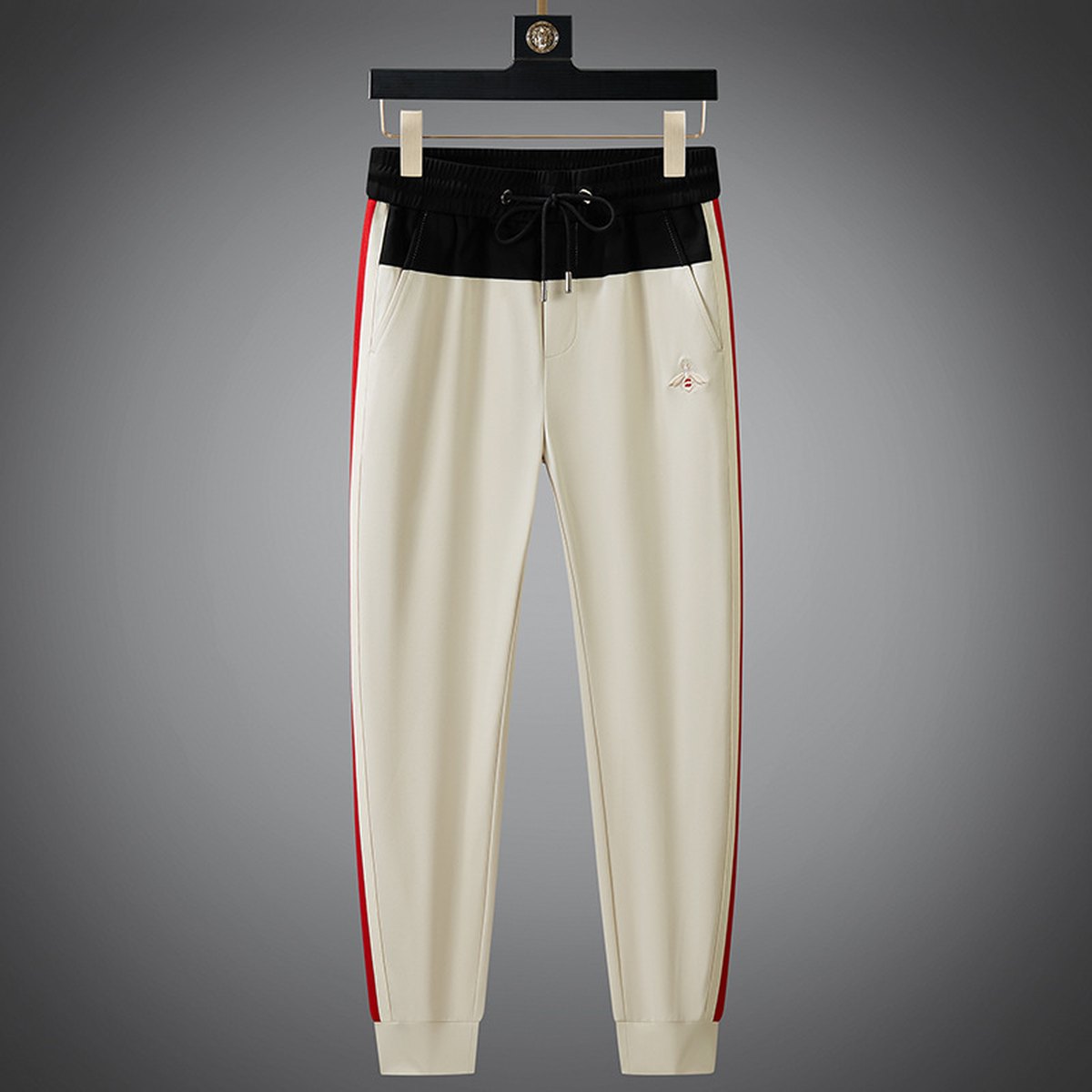 Men's Color Contrast Patchwork Thin Sweatpants