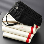 Men's Color Contrast Patchwork Thin Sweatpants