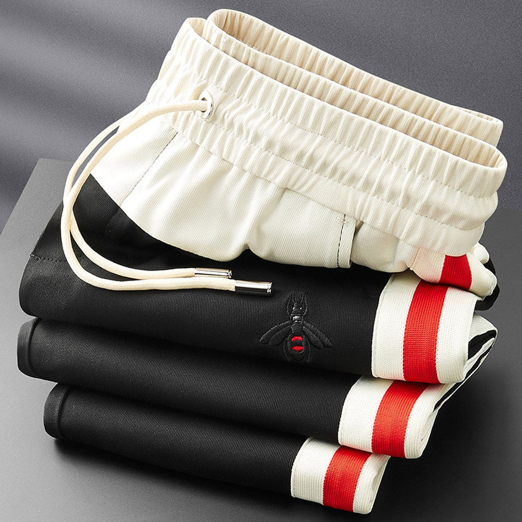 Men's Color Contrast Patchwork Thin Sweatpants