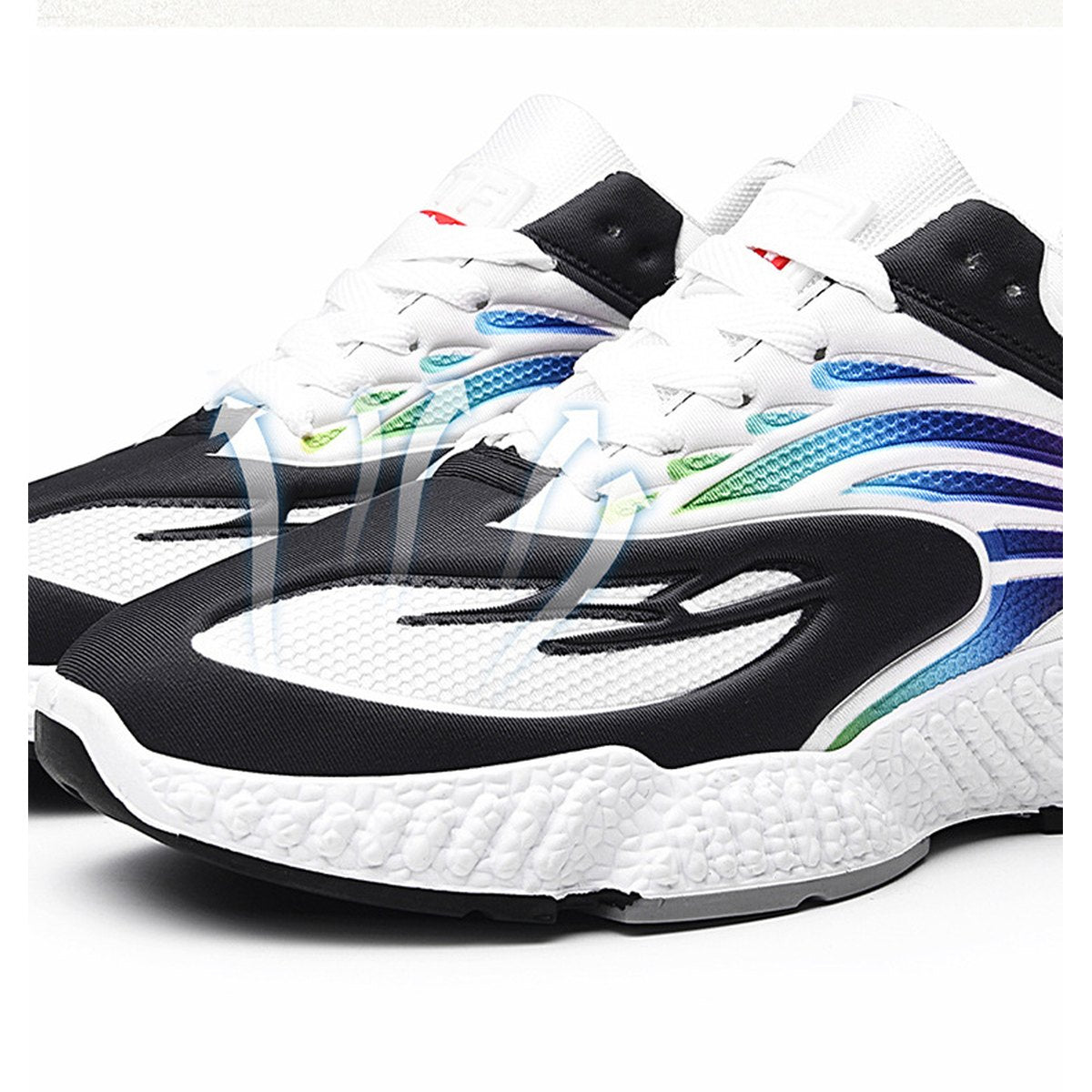 Men's Colorful Casual Shoes Flying Woven Sports