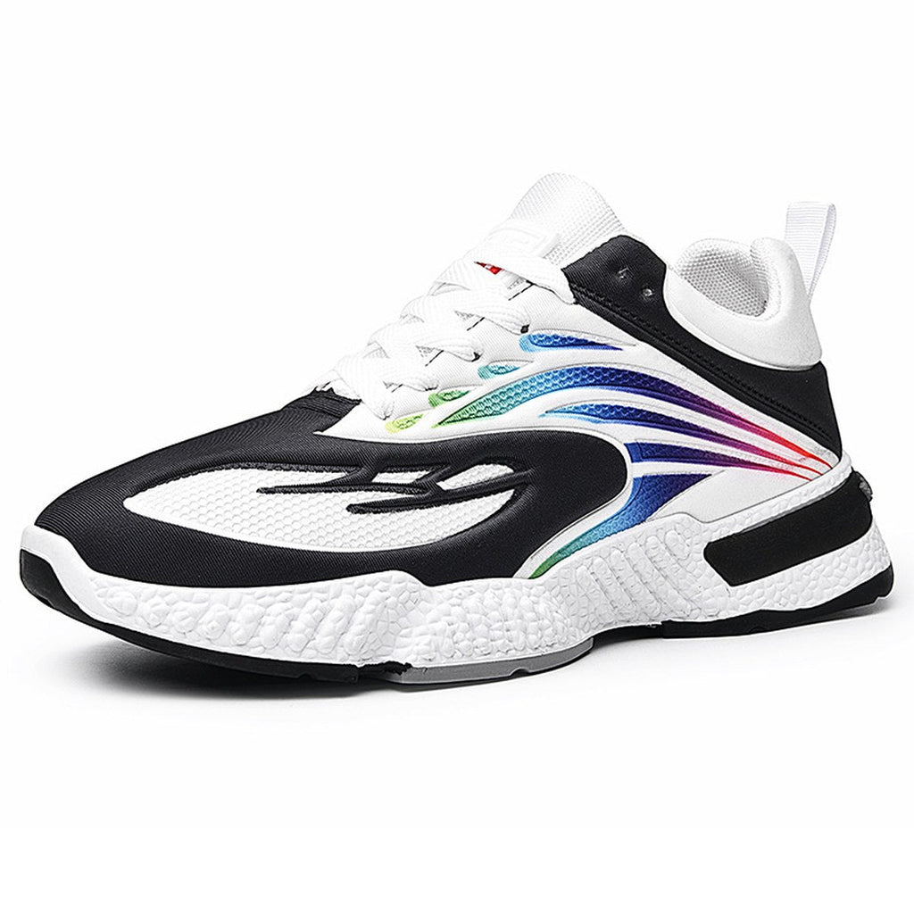 Men's Colorful Casual Shoes Flying Woven Sports