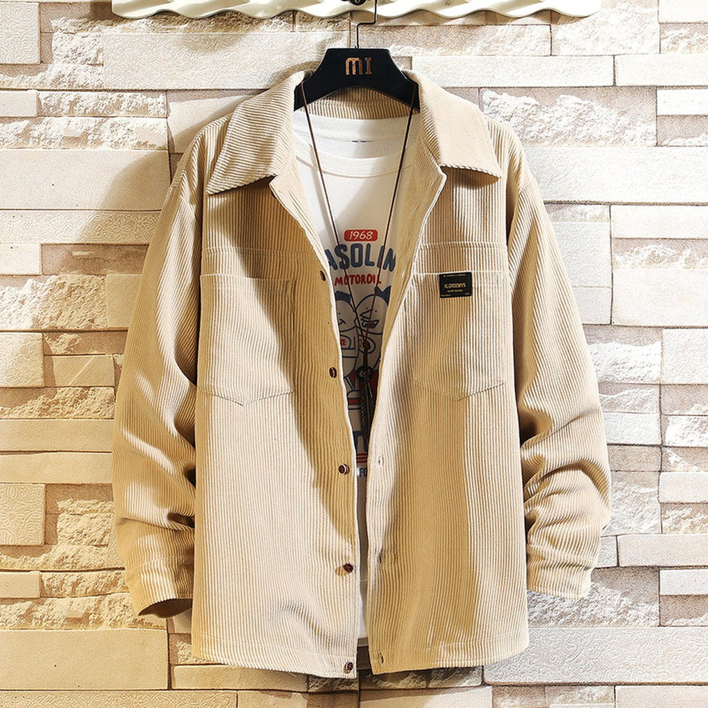 Men's Corduroy Long Sleeve Shirt
