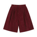 Men's Corduroy Loose Shorts