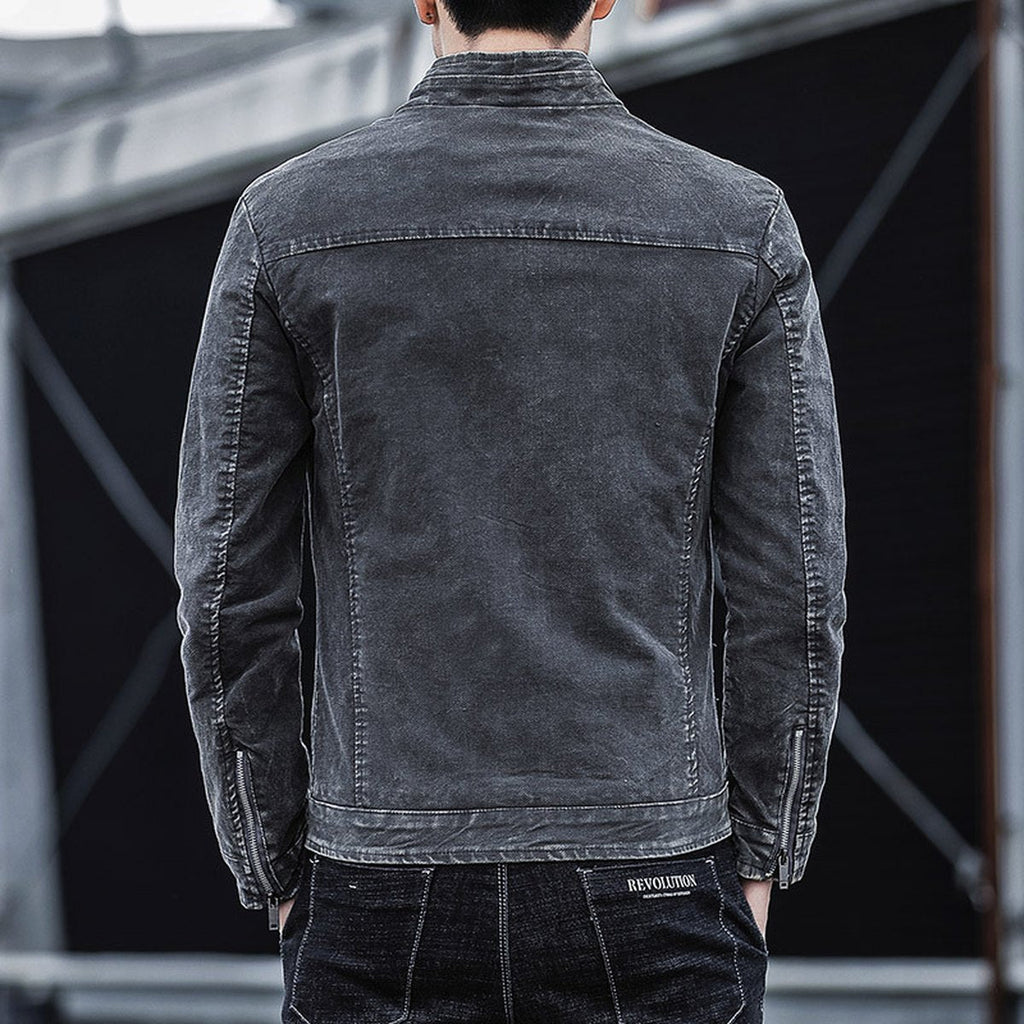 Men's Corduroy Retro Denim Jacket Fallwinter
