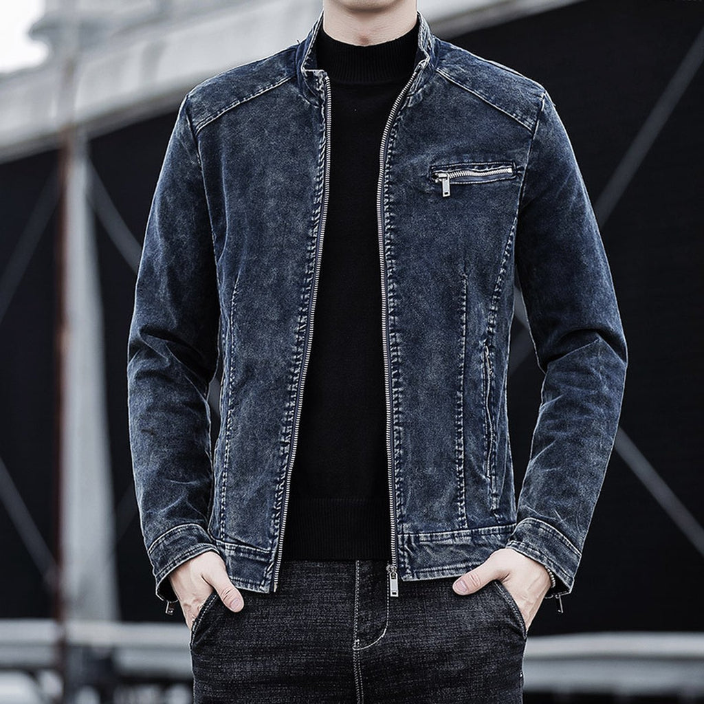 Men's Corduroy Retro Denim Jacket Fallwinter