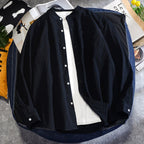 Men's Cotton Linen Long Sleeve Shirt