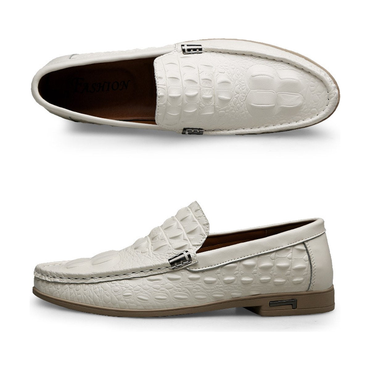 Men's Cowhide Gommino Breathable Casual Shoes