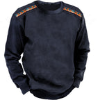 Men's Crewneck Sweater Vintage Print