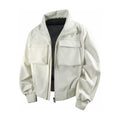 Men's Cropped Cargo Bomber Jacket