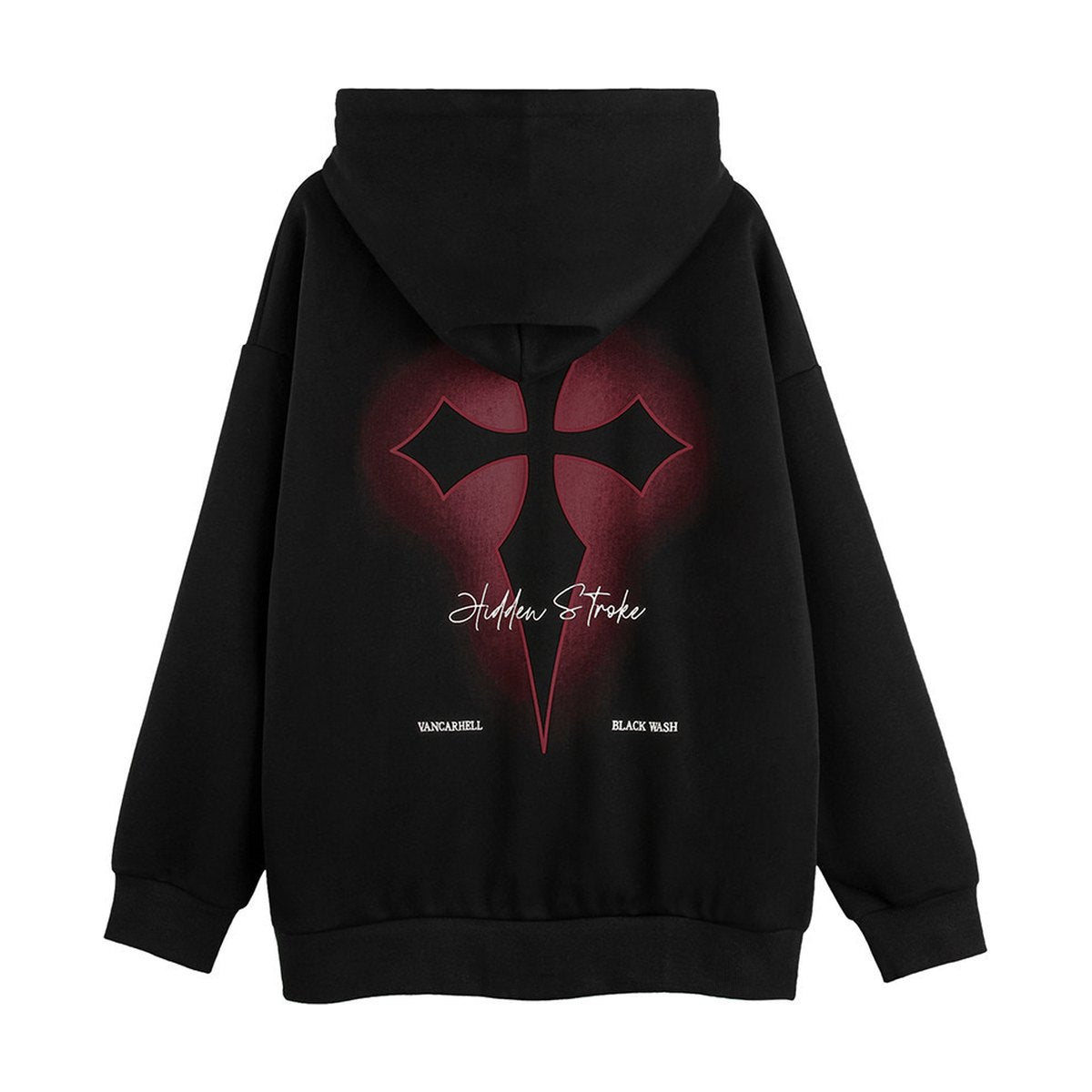 Men's Cross Printed Hoodie