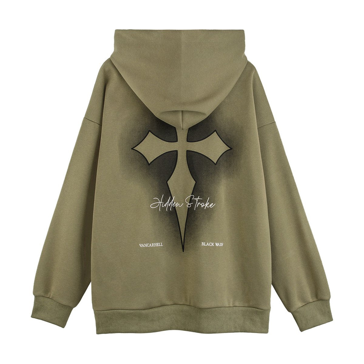 Men's Cross Printed Hoodie