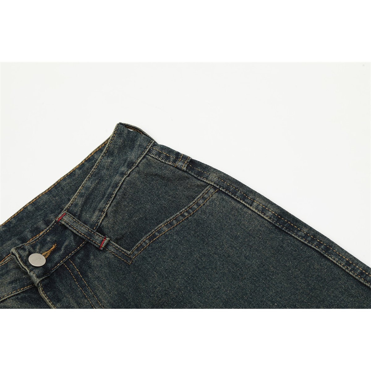 Men's Denim Cargo Pants Trousers