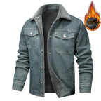 Men's Denim Coat Fleece-lined Brands Jacket