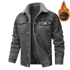Men's Denim Coat Fleece-lined Brands Jacket