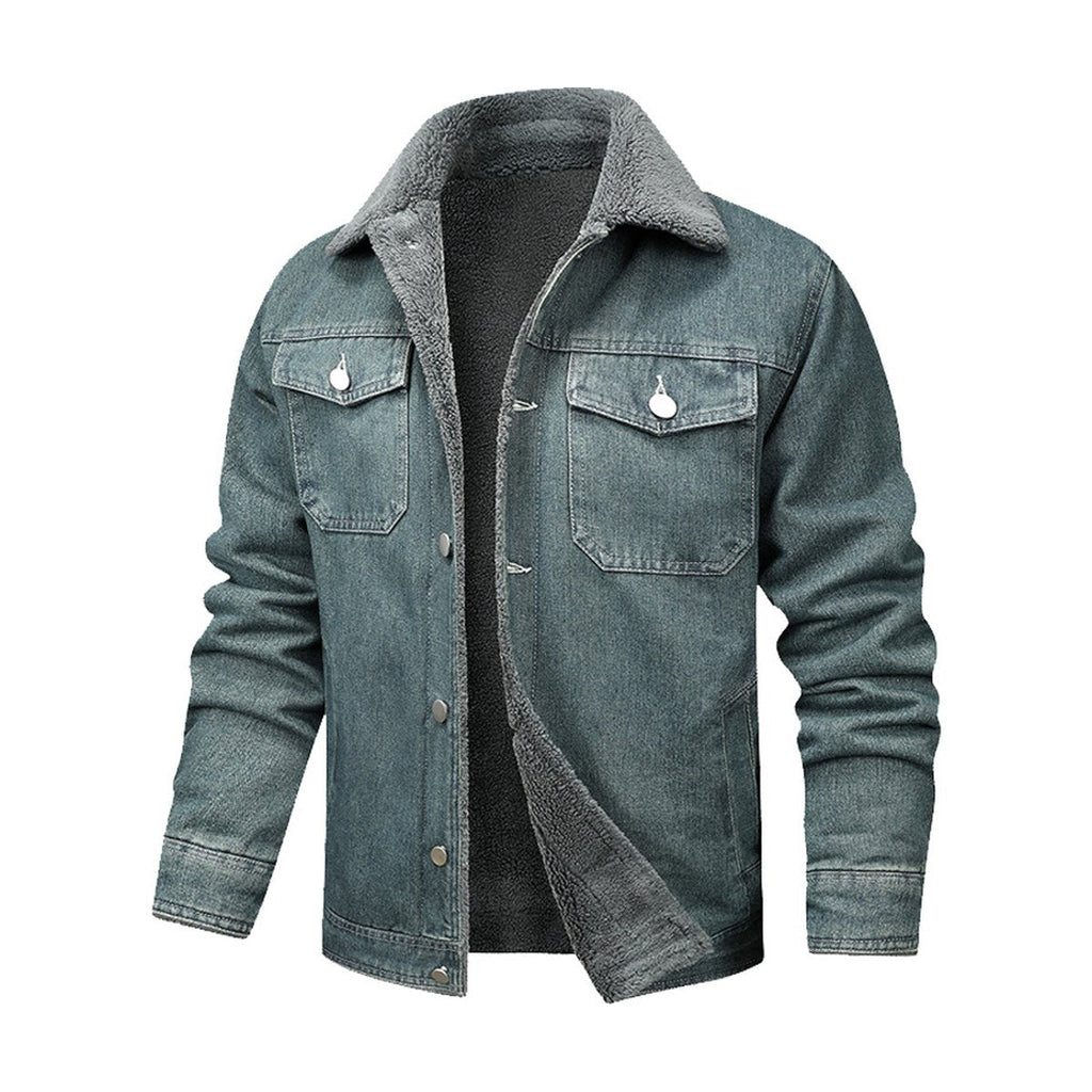 Men's Denim Coat Fleece-lined Brands Jacket