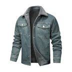Men's Denim Coat Fleece-lined Brands Jacket