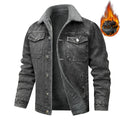 Men's Denim Coat Fleece-lined Brands Jacket