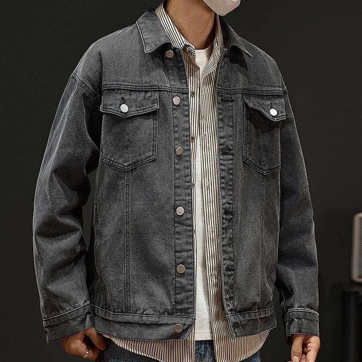 Men's Denim Jacket Clothes Coat