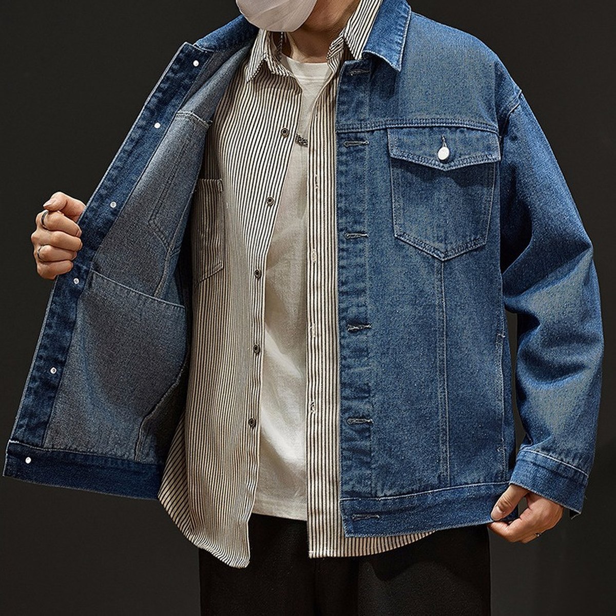 Men's Denim Jacket Clothes Coat