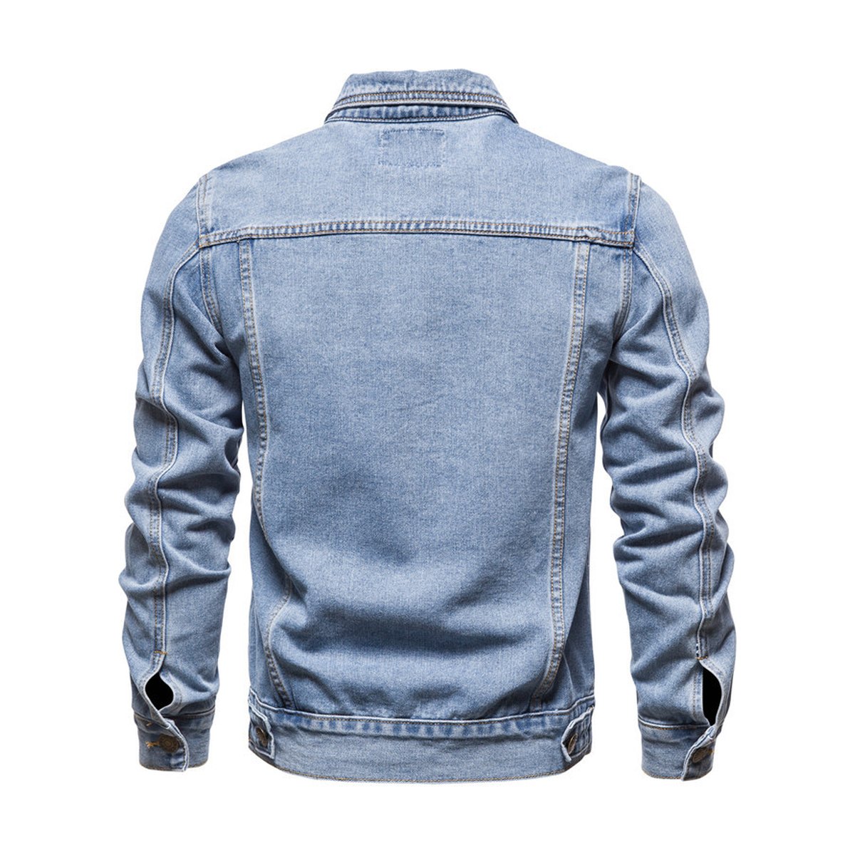 Men's Denim Jacket Cotton Casual Slim