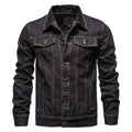 Men's Denim Jacket Cotton Casual Slim