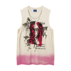 Men's Depressed Abstract Chain Vest