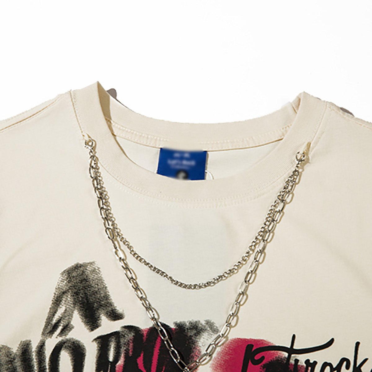 Men's Depressed Abstract Chain Vest