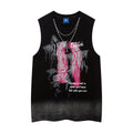 Men's Depressed Abstract Chain Vest