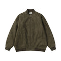 Men's Distressed PU Leather Coat