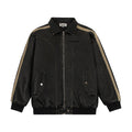 Men's Distressed PU Leather Jacket Cotton Clothes