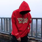 Men's Drawstring Printed Hoodie
